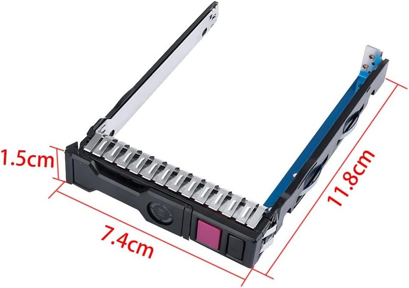 HUYUN Hard Drive Caddy 2.5" NVMe SSD Tray Caddy Compatible for HP Proliant G10 Gen10 727695-001 DL360 DL380 DL385 DL325 ML350 Servers,Hard Drive Bracket with 4 Mount Screws ﻿ - Image 5